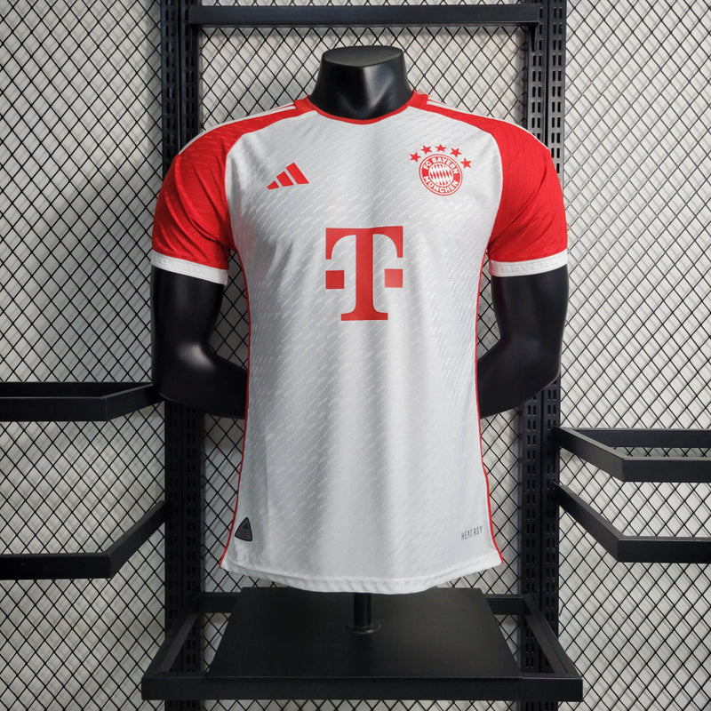 Camisa Bayern de Munique I 23/24 - Branca - Adidas - Masculino Jogador