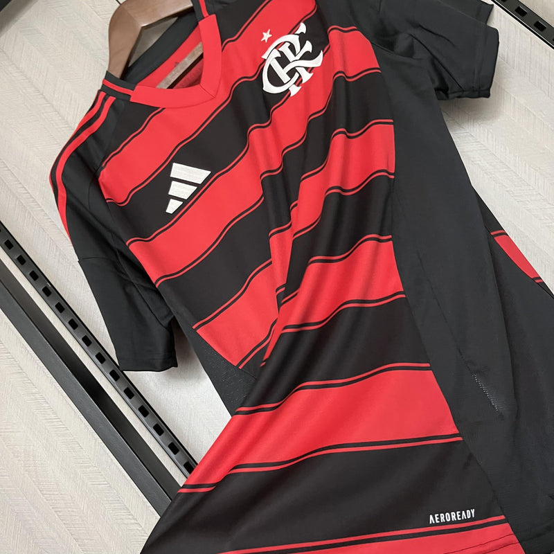 Camisa Flamengo Titular 25/26 - Vermelha e Preta