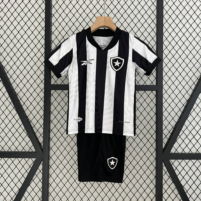 Botafogo Infantil I 24/25 - Reebok - Branco e Preto