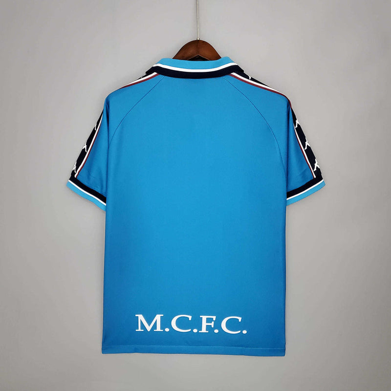 Camisa Manchester City Retrô 1997/1998 Azul - Kappa