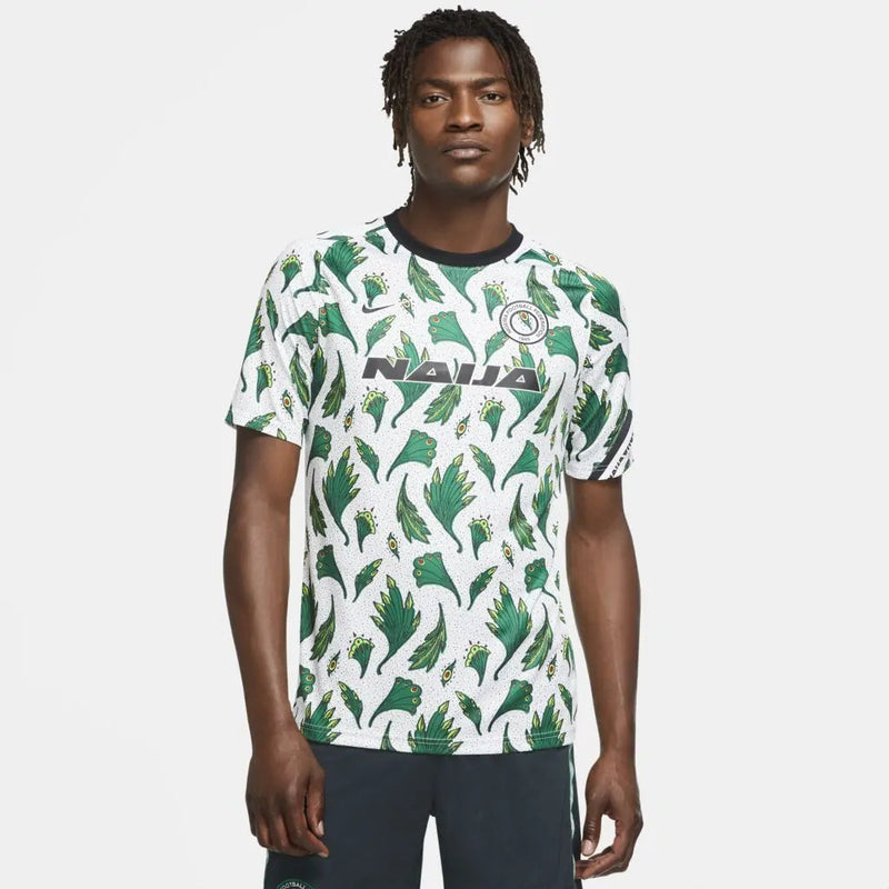 Camisa Pré-jogo Seleção Nigéria 20/21 Nike - Branco