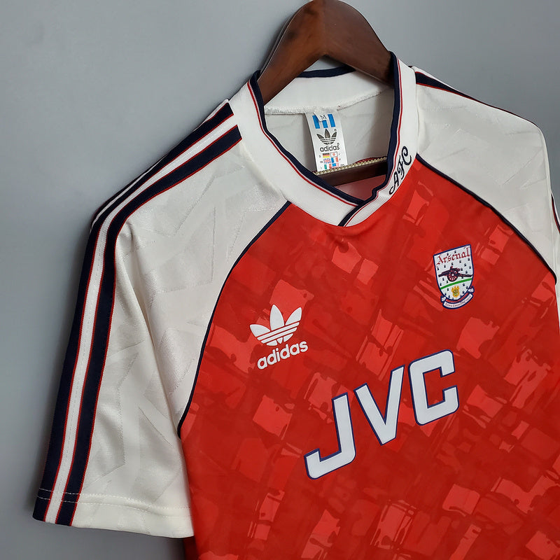 Camisa Arsenal Retrô 1990/1992 Vermelha - Adidas