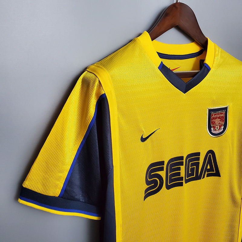 Camisa Arsenal Retrô 1999/2000 Amarela - Nike