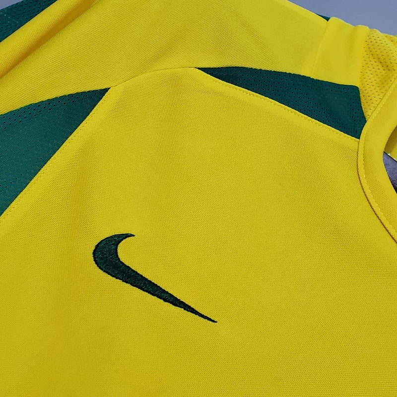 Camisa Seleção Brasileira Retrô 2002 Amarela - Nike