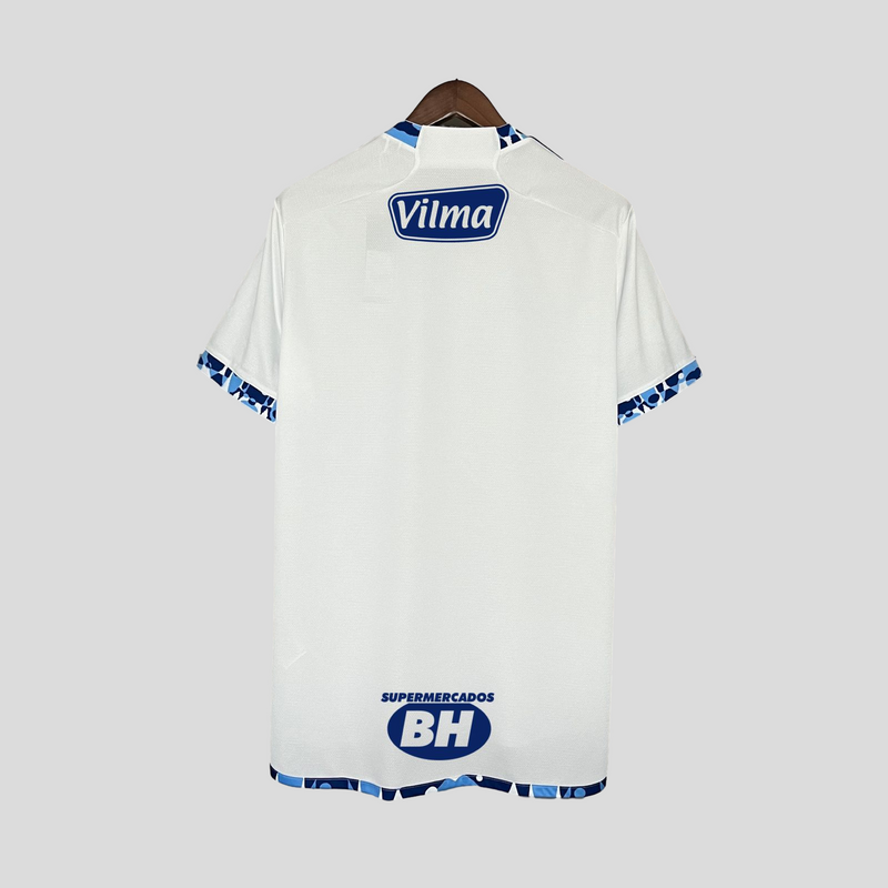 Camisa Cruzeiro Reserva Todos Patrocínios 24/25 - Adidas Torcedor Masculina